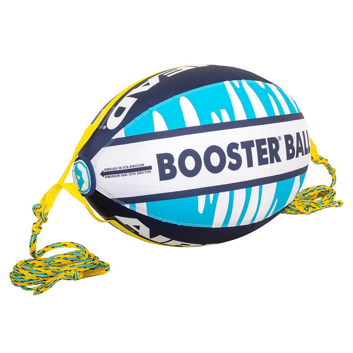 4K Booster Ball | 4 Rider Towable Tube Rope for Boating - 60 ft.