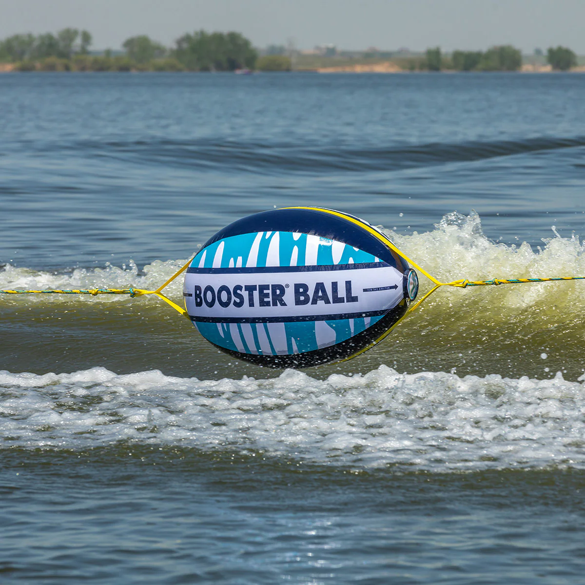 4K Booster Ball | 4 Rider Towable Tube Rope for Boating - 60 ft. - Image 16