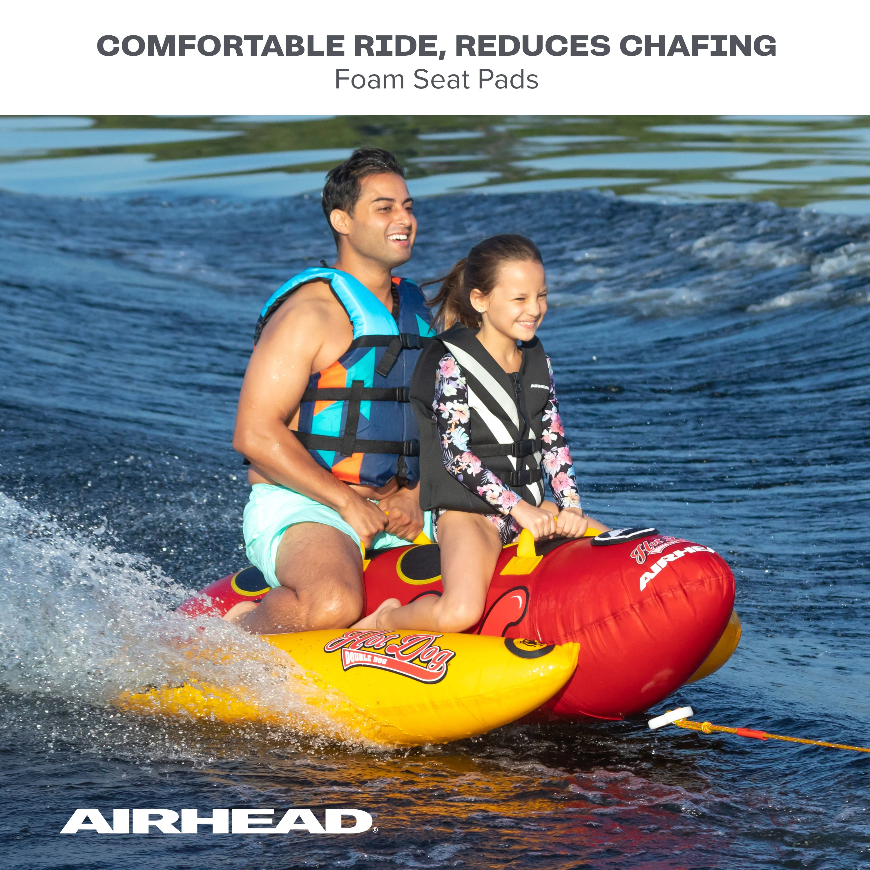 Double Dog | 1-2 Rider Towable Tube for Boating - Image 4