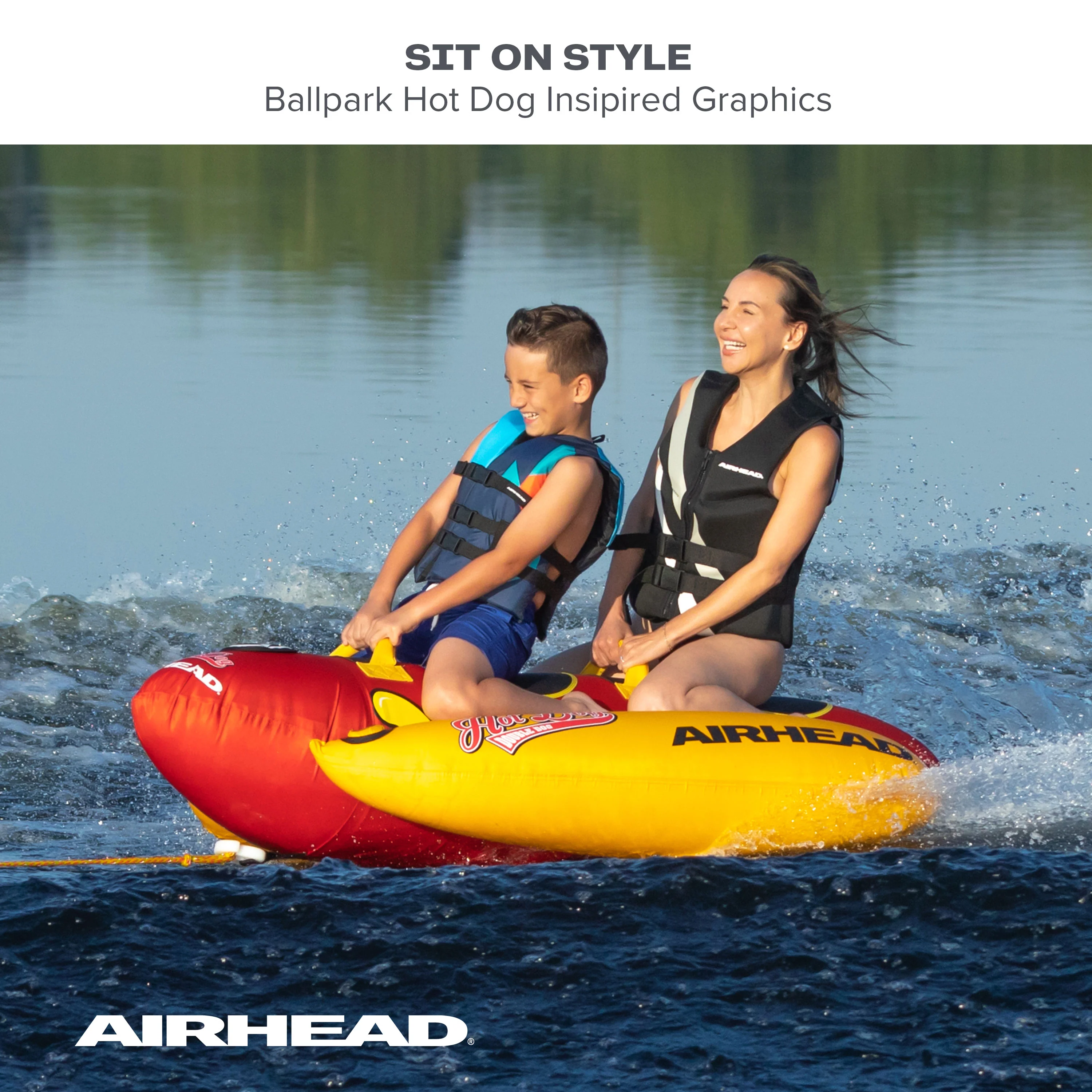 Double Dog | 1-2 Rider Towable Tube for Boating - Image 5