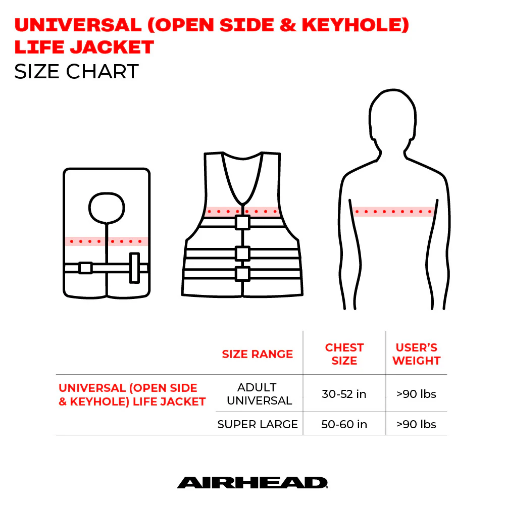 Element Open Sided Life Jacket Vest | Child-Adult - Image 7