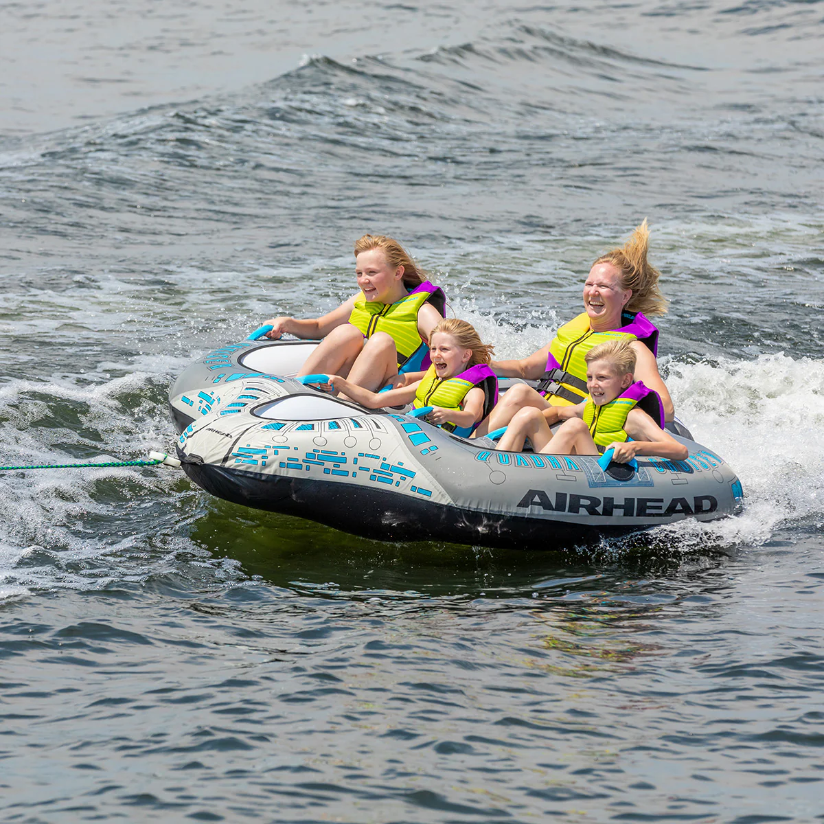 Quadra Cruiser | 1-4 Rider Towable Tube for Boating - Image 3