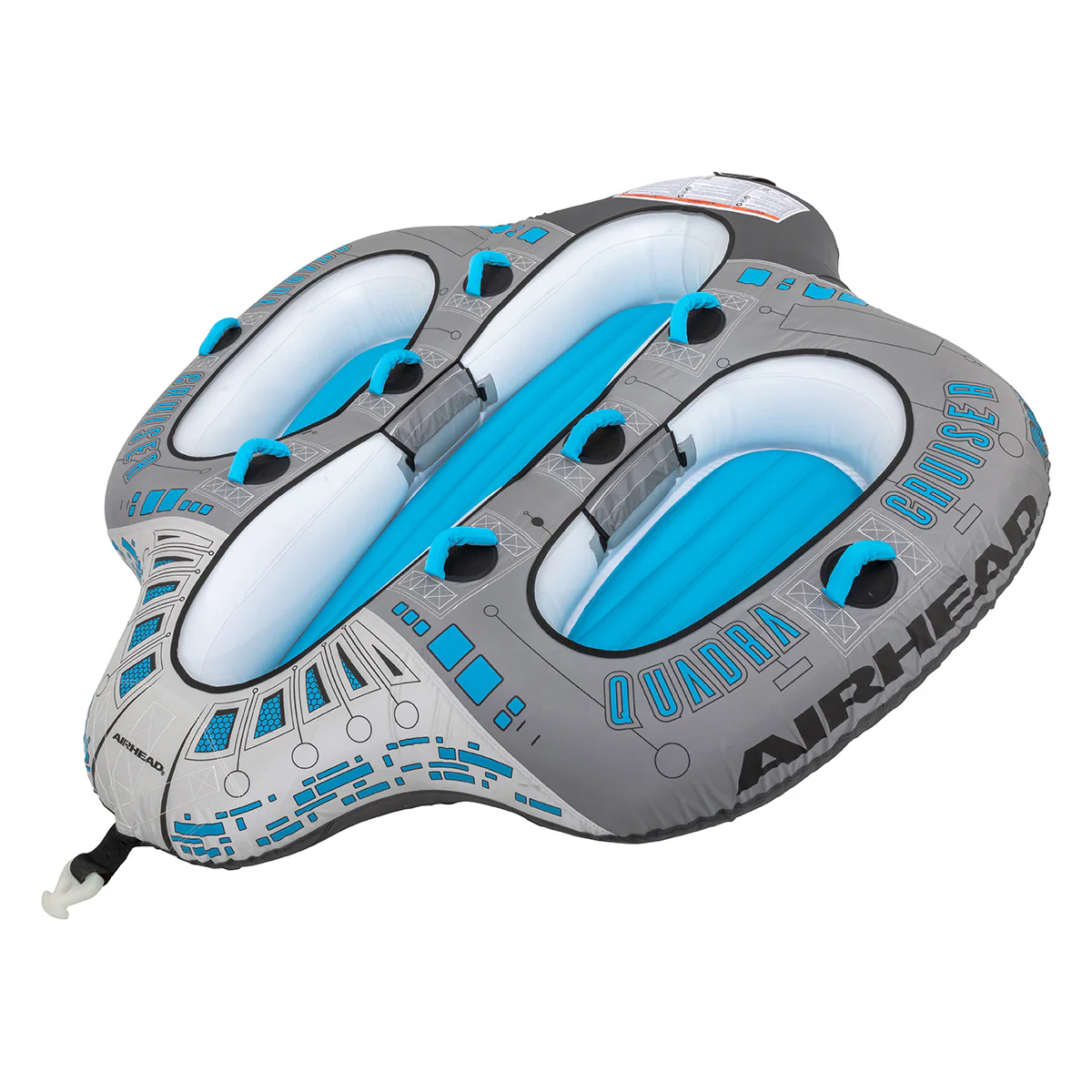 Quadra Cruiser | 1-4 Rider Towable Tube for Boating - Image 4