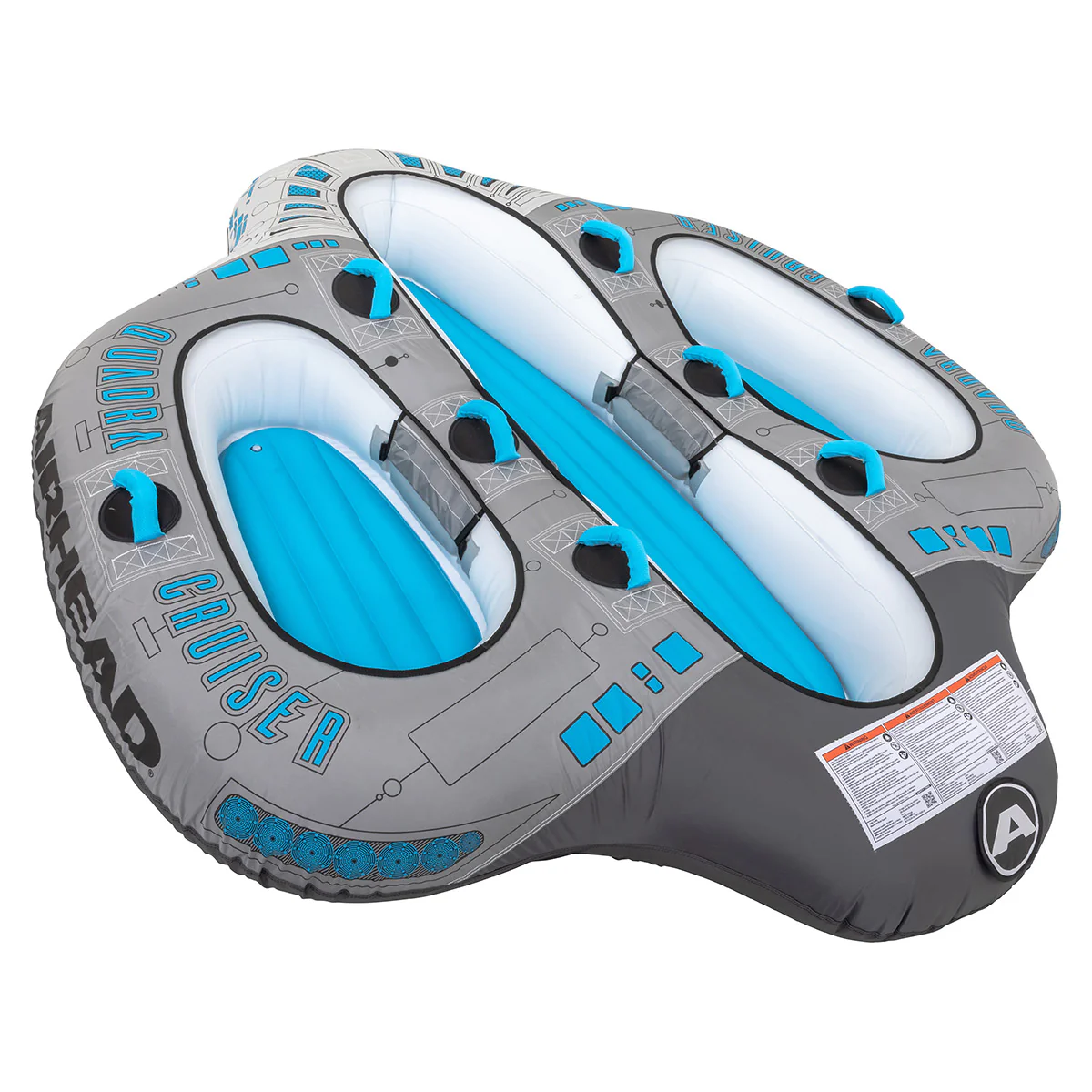 Quadra Cruiser | 1-4 Rider Towable Tube for Boating - Image 6