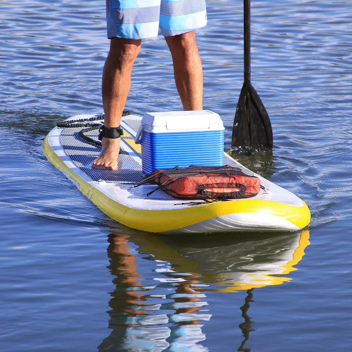 Scrunchy Board Leash for Stand Up Paddleboard - 11 ft. - Image 3